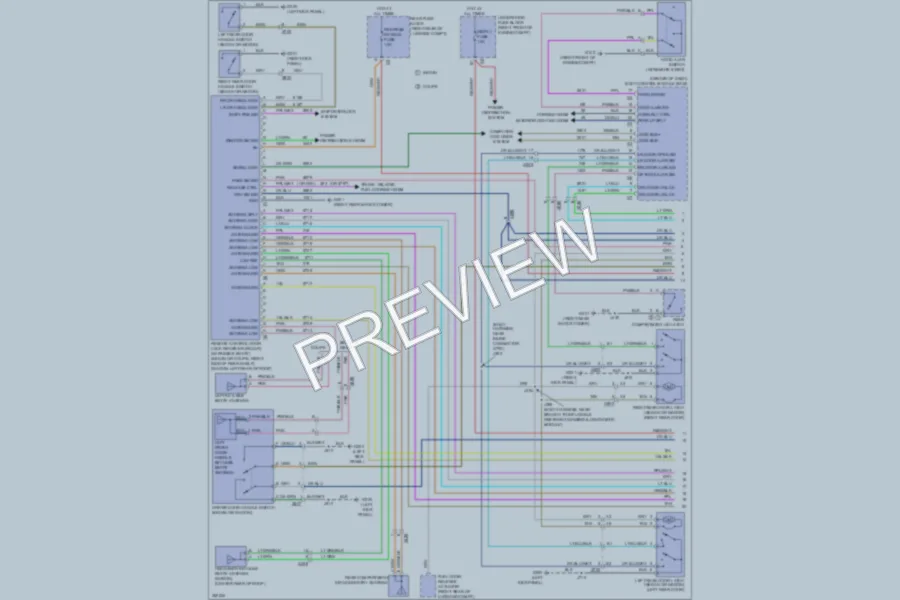 2011 Cadillac CTS Power Door Locks wiring diagram preview
