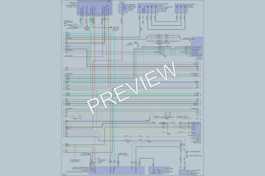 2011 Cadillac CTS Radio wiring diagram preview