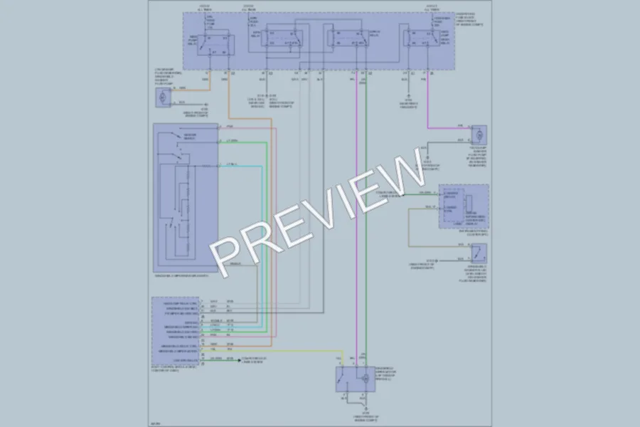2011 Cadillac CTS Wiper Washer wiring diagram preview