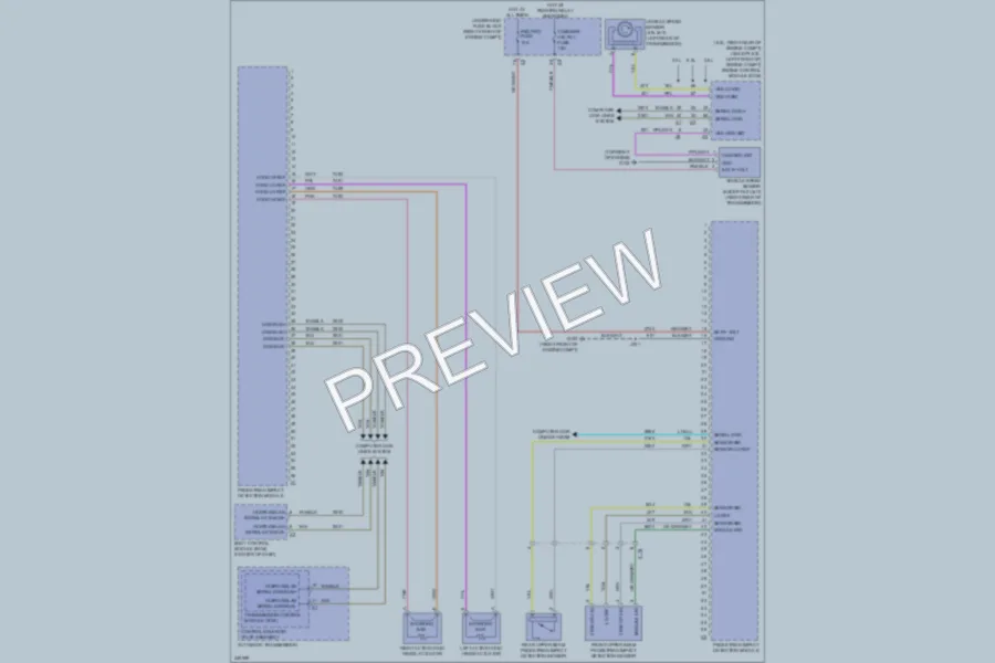 2011 Cadillac CTSV Active Bodyworks wiring diagram preview