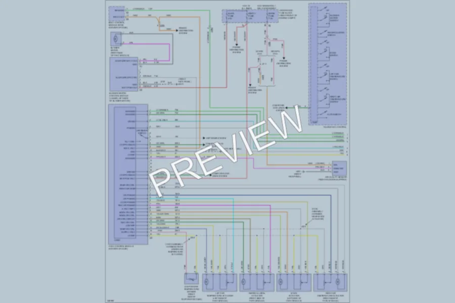 2011 Cadillac CTSV Air Conditioning wiring diagram preview