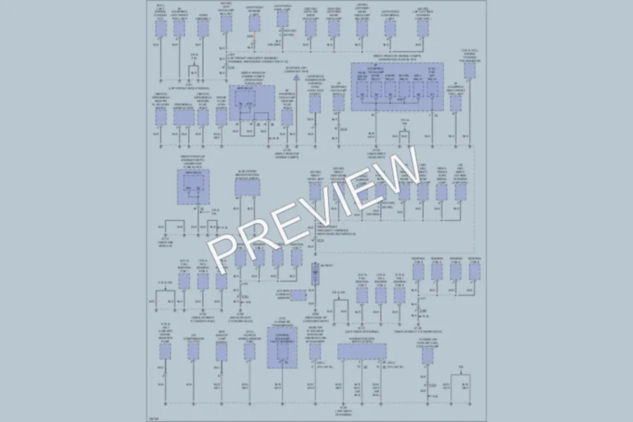 2011 Cadillac CTSV Ground Distribution wiring diagram preview