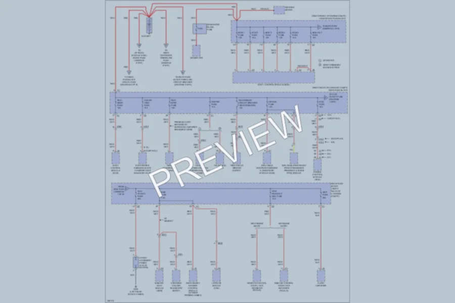 2011 Cadillac CTSV Power Distribution wiring diagram preview
