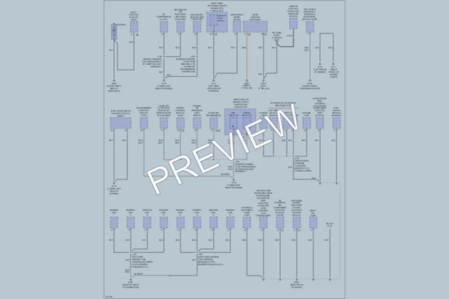 2011 Cadillac DTS Ground Distribution wiring diagram preview