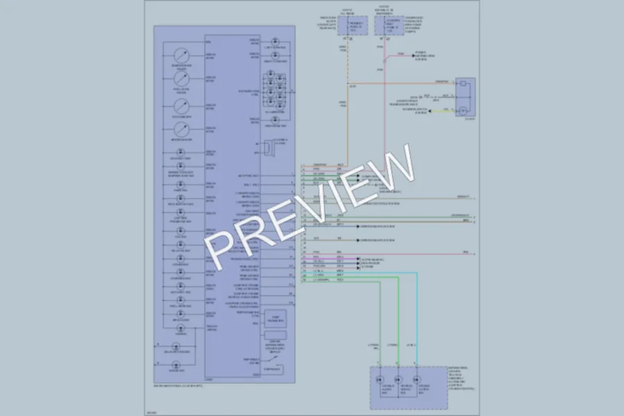 2011 Cadillac DTS Instrument Cluster wiring diagram preview