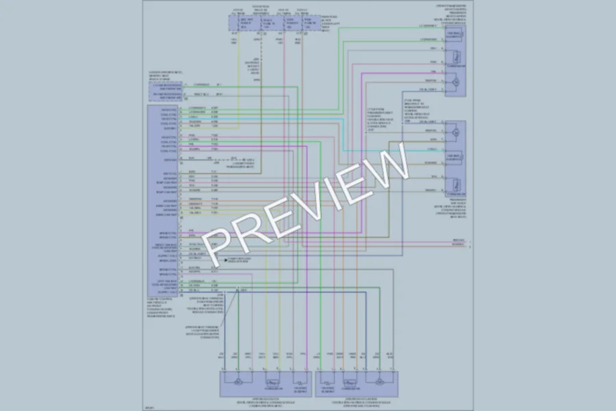 2011 Cadillac DTS Power Seats wiring diagram preview