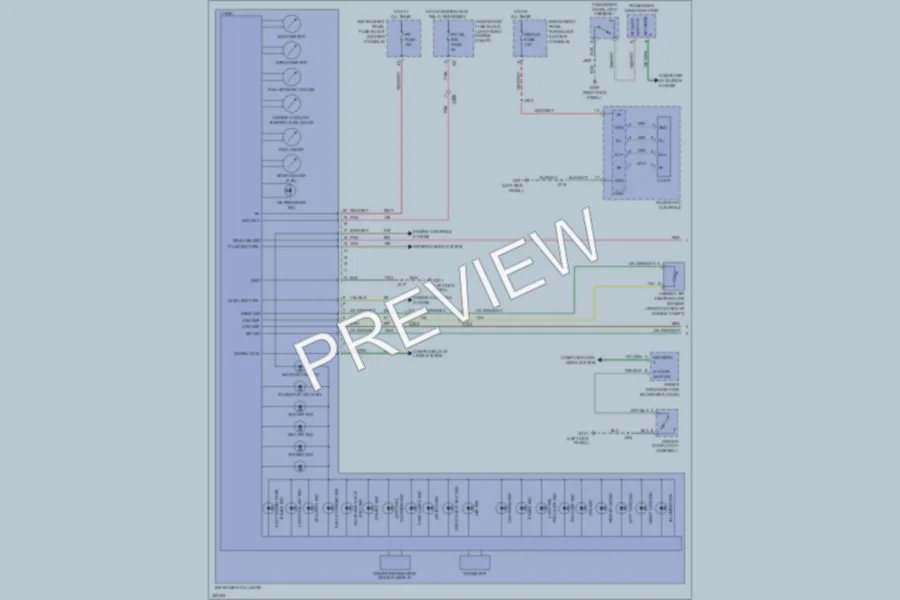 2011 Cadillac SRX Instrument Cluster wiring diagram preview