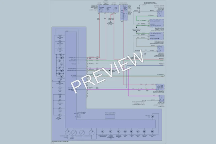 2011 Cadillac STS Instrument Cluster wiring diagram preview