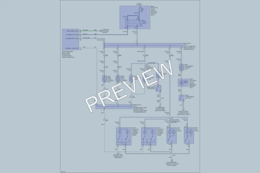 2011 Cadillac STS Interior Lights wiring diagram preview