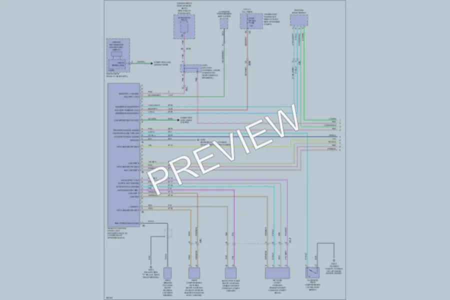 2011 Cadillac STS Power Door Locks wiring diagram preview