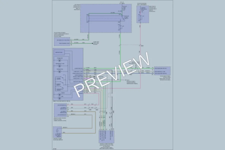 2011 Cadillac STS Power Mirrors wiring diagram preview