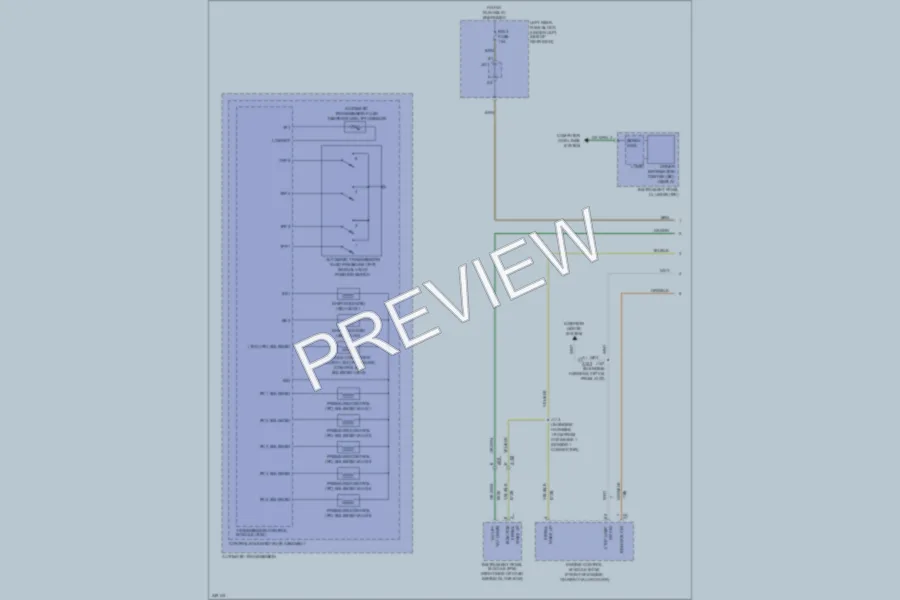 2011 Cadillac STS Transmission wiring diagram preview