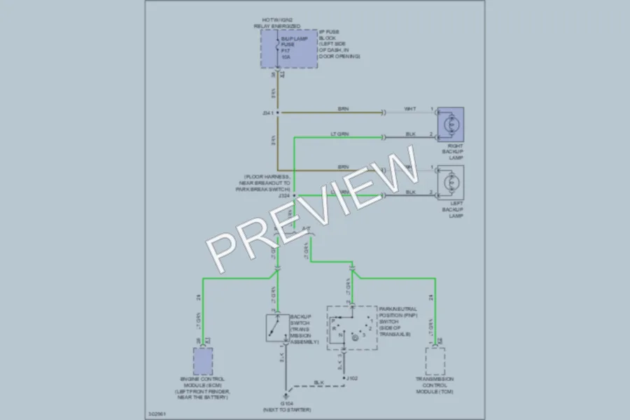2011 Chevrolet Aveo5 Exterior Lights wiring diagram preview