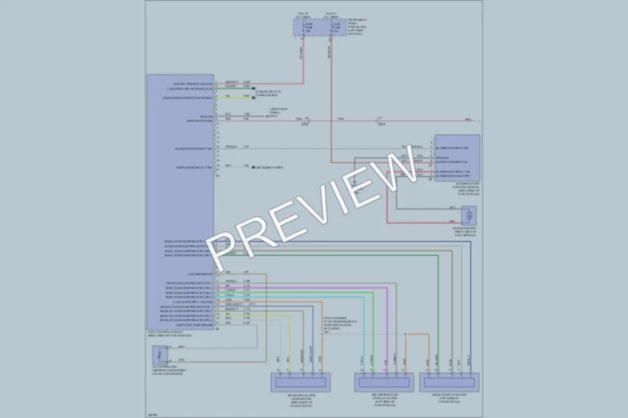 2011 Chevrolet Camaro Air Conditioning wiring diagram preview