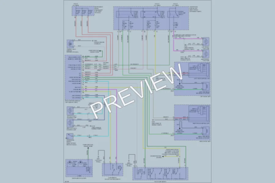 2011 Chevrolet Camaro Headlights wiring diagram preview