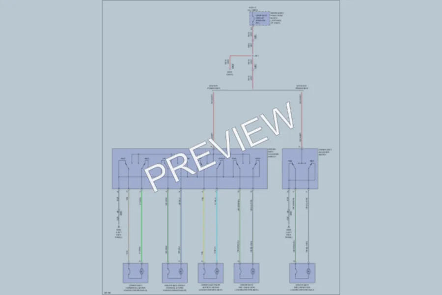 2011 Chevrolet Camaro Power Seats wiring diagram preview