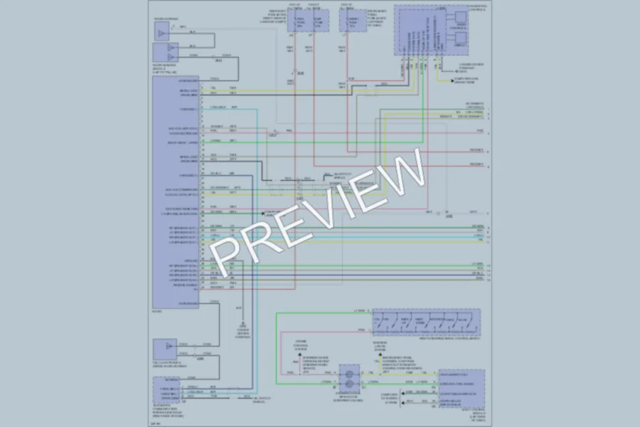 2011 Chevrolet Camaro Radio wiring diagram preview