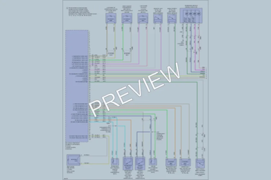 2011 Chevrolet Camaro Supplemental Restraints wiring diagram preview