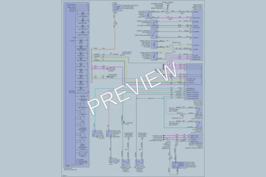 2011 Chevrolet Colorado Instrument Cluster wiring diagram preview