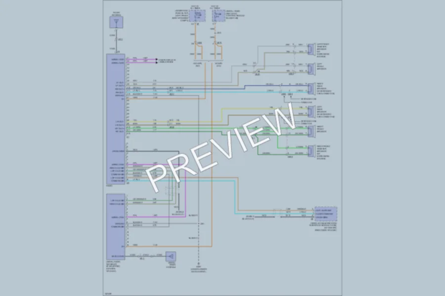 2011 Chevrolet Colorado Radio wiring diagram preview