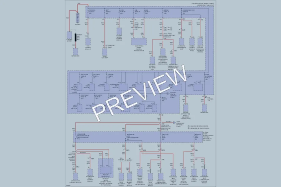 2011 Chevrolet Corvette Power Distribution wiring diagram preview