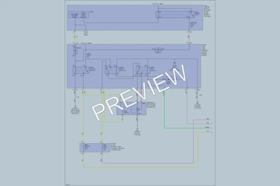 2011 Chevrolet Corvette Wiper Washer wiring diagram preview