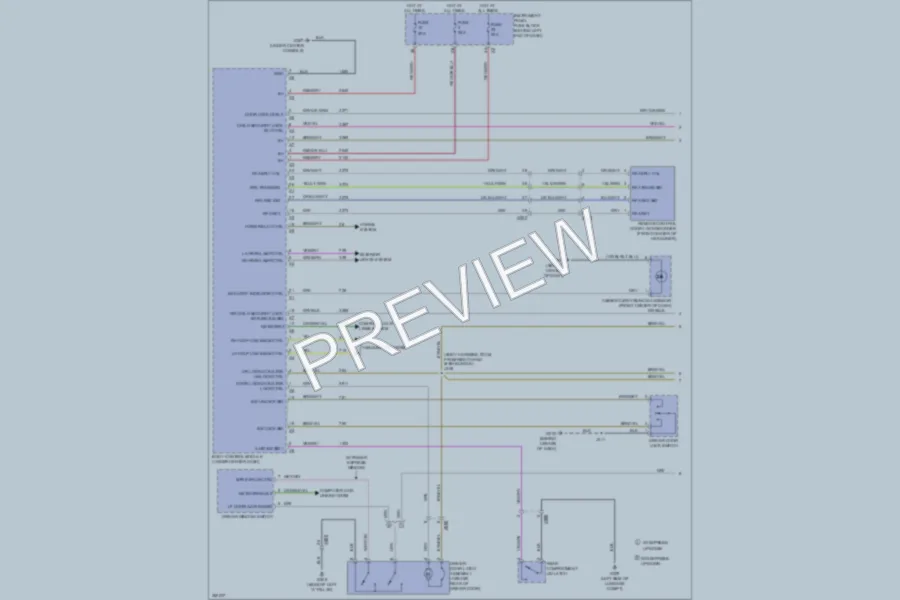 2011 Chevrolet Cruze Anti Theft wiring diagram preview