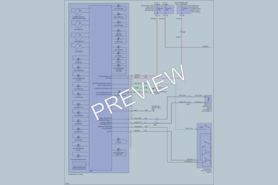 2011 Chevrolet Cruze Instrument Cluster wiring diagram preview