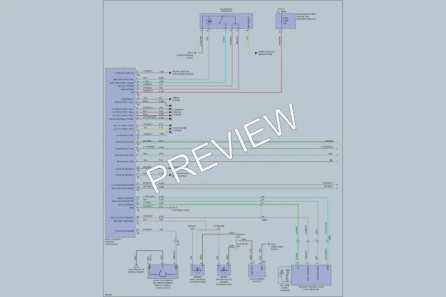 2011 Chevrolet Equinox Anti Theft wiring diagram preview