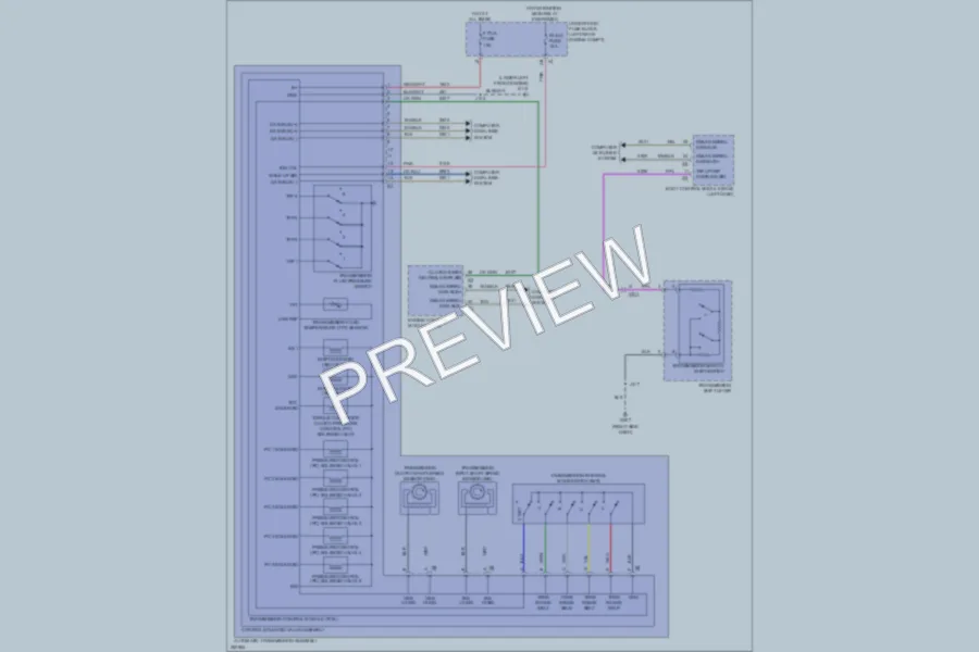 2011 Chevrolet Equinox Transmission wiring diagram preview