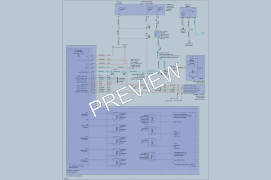 2011 Chevrolet G2500 Transmission wiring diagram preview