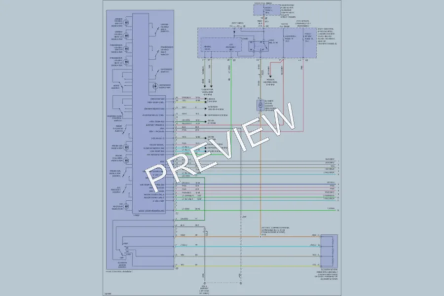 2011 Chevrolet HHR Air Conditioning wiring diagram preview