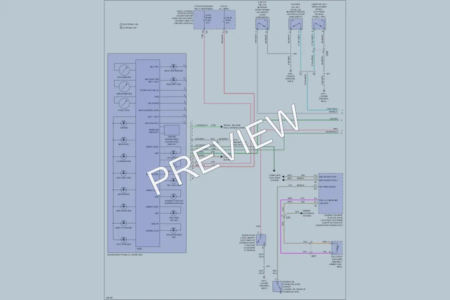2011 Chevrolet HHR Instrument Cluster wiring diagram preview