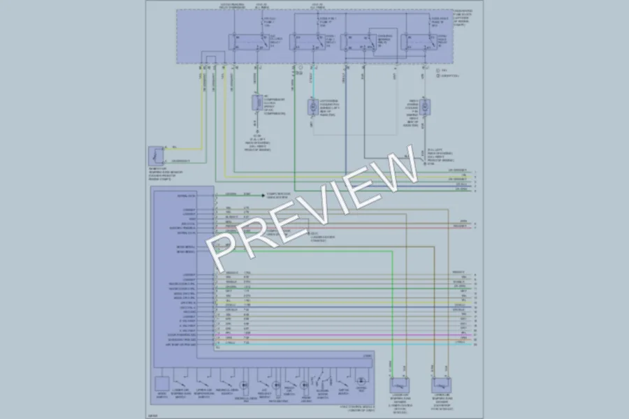 2011 Chevrolet Malibu Air Conditioning wiring diagram preview
