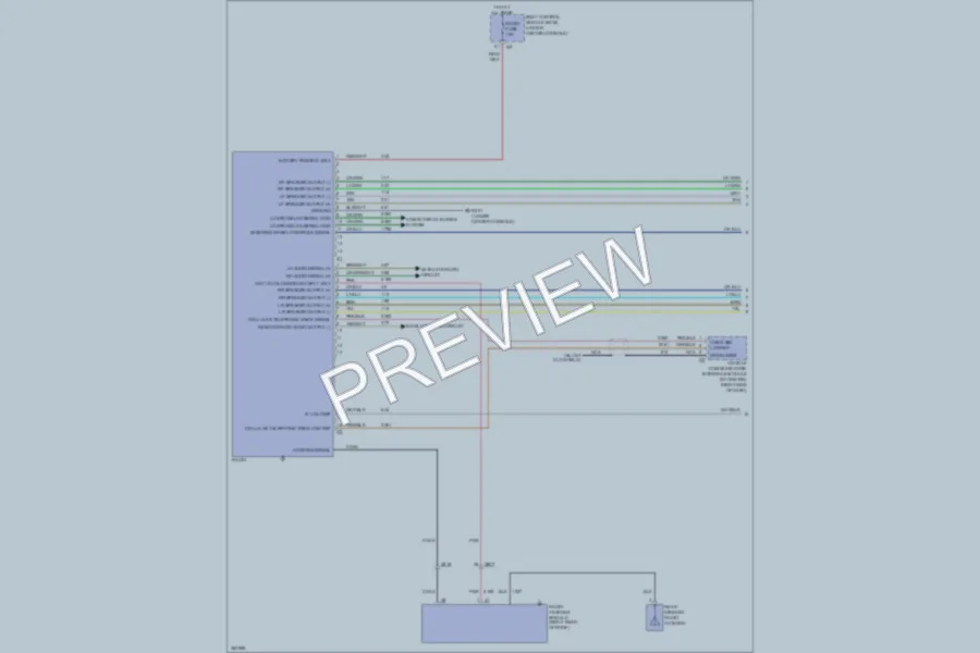 2011 Chevrolet Malibu Radio wiring diagram preview