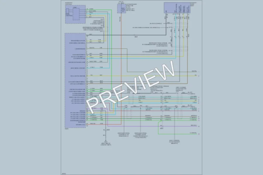 2011 Chevrolet Volt Radio wiring diagram preview
