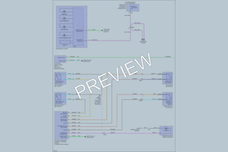 2011 Chevrolet Volt Warning Systems wiring diagram preview