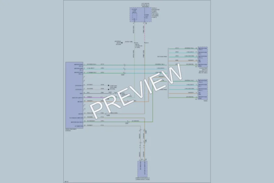 2011 Chrysler TownCountry Power Mirrors wiring diagram preview