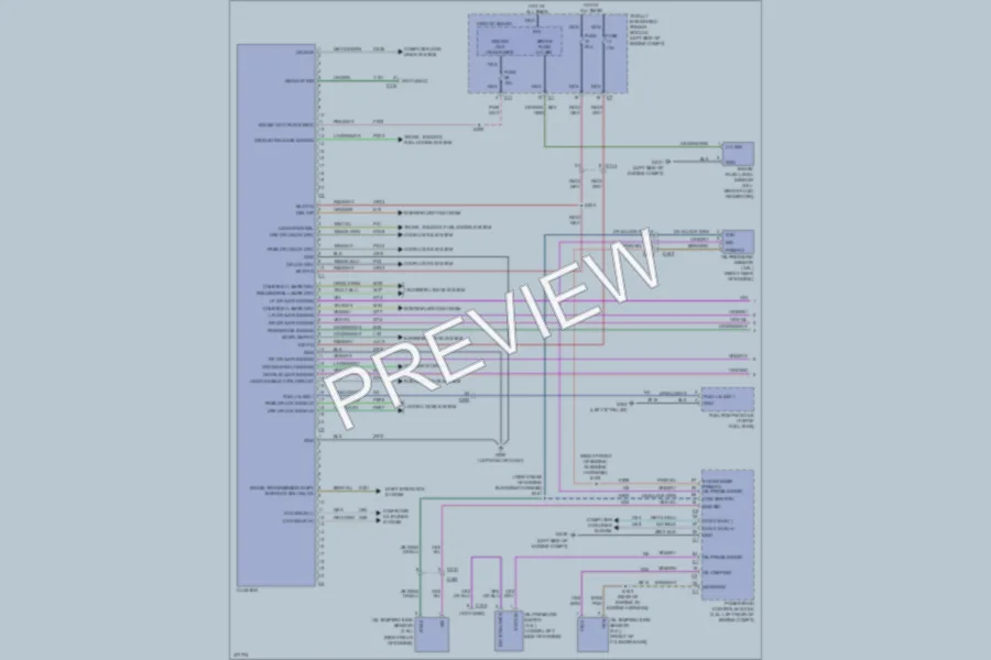 2011 Dodge Avenger Instrument Cluster wiring diagram preview