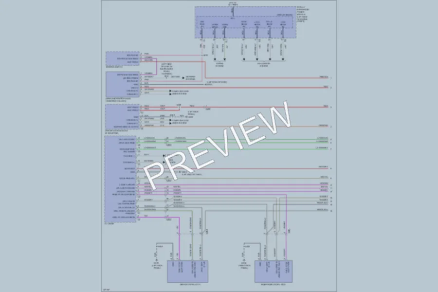 2011 Dodge Avenger Power Door Locks wiring diagram preview