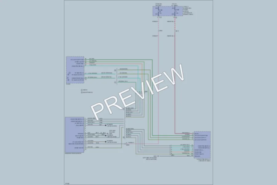 2011 Dodge Avenger Power Mirrors wiring diagram preview