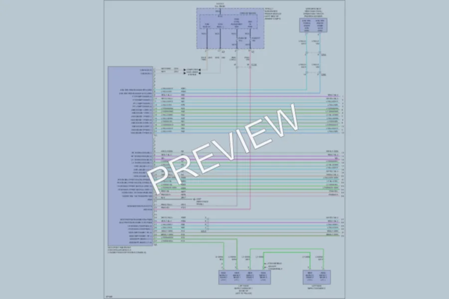 2011 Dodge Avenger Supplemental Restraints wiring diagram preview