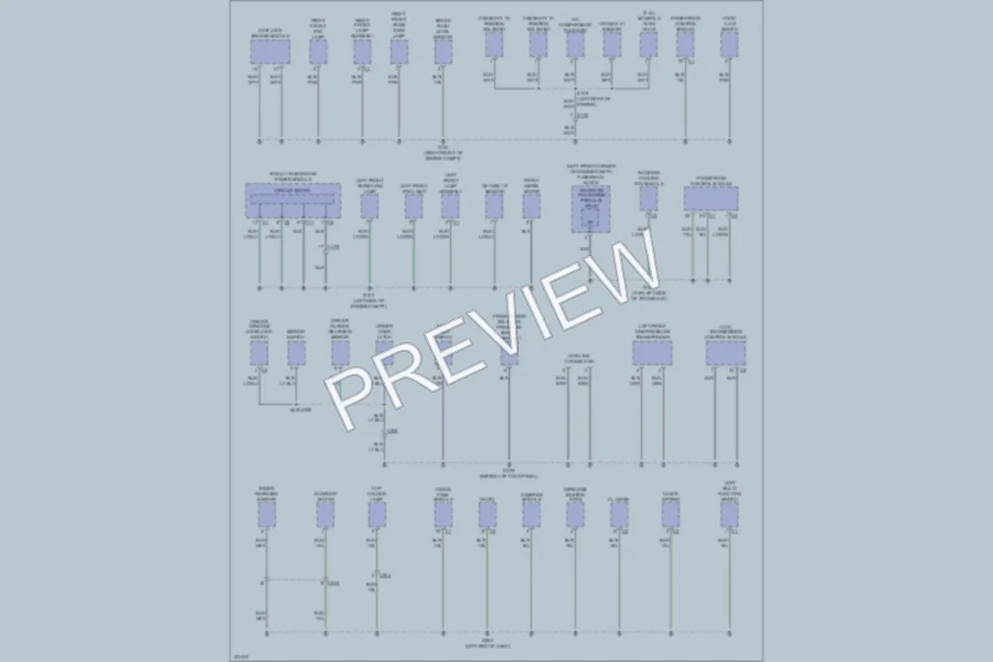 2011 Dodge Caliber Ground Distribution wiring diagram preview