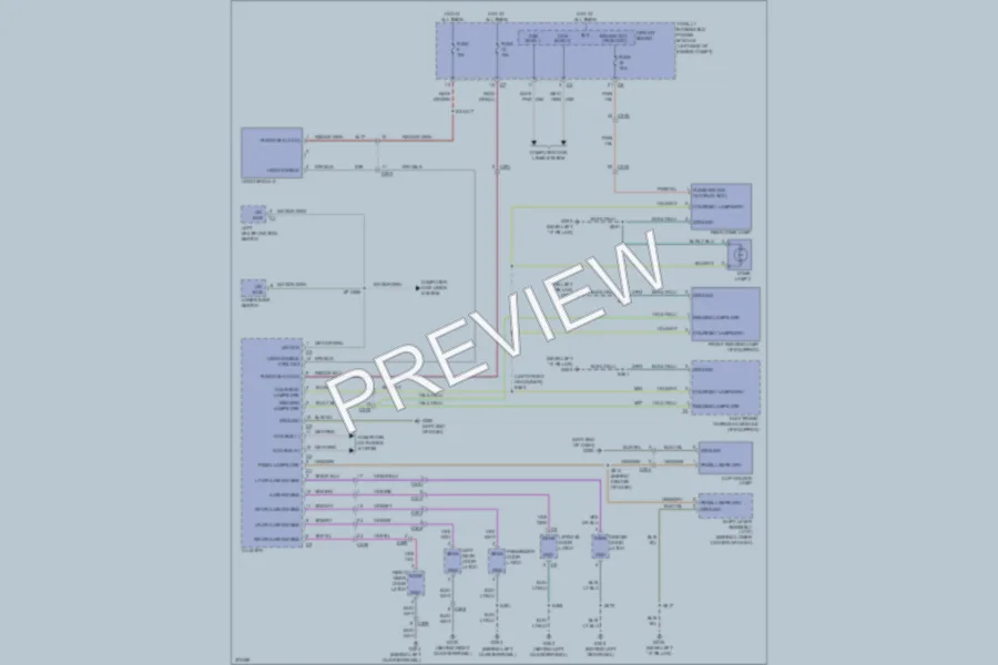2011 Dodge Caliber Interior Lights wiring diagram preview