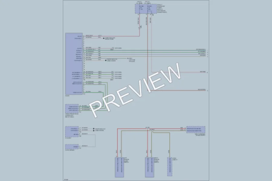 2011 Dodge Caliber Radio wiring diagram preview