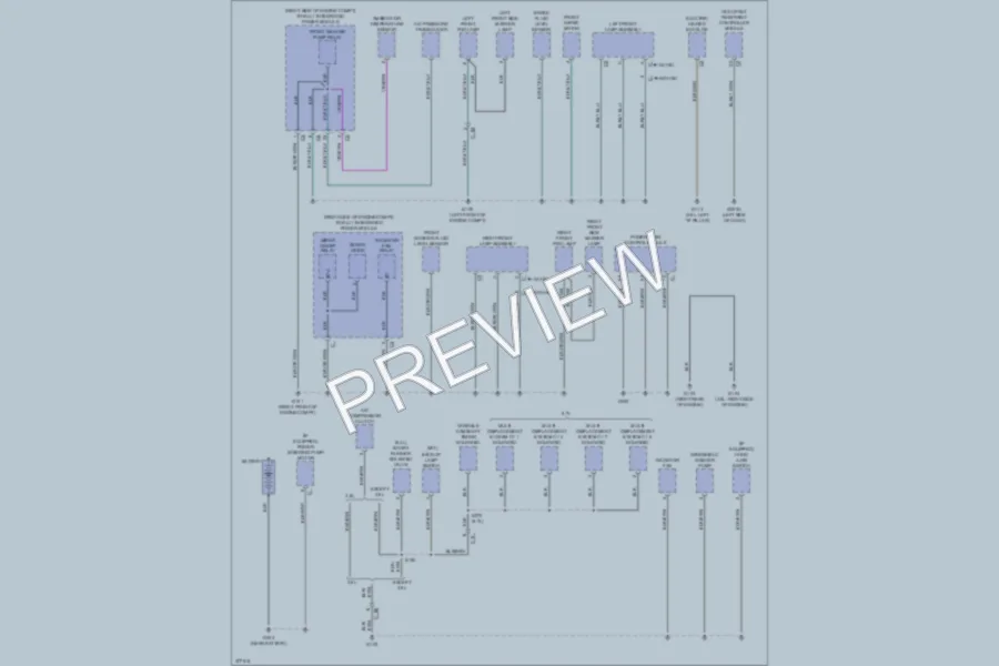 2011 Dodge Challenger Ground Distribution wiring diagram preview