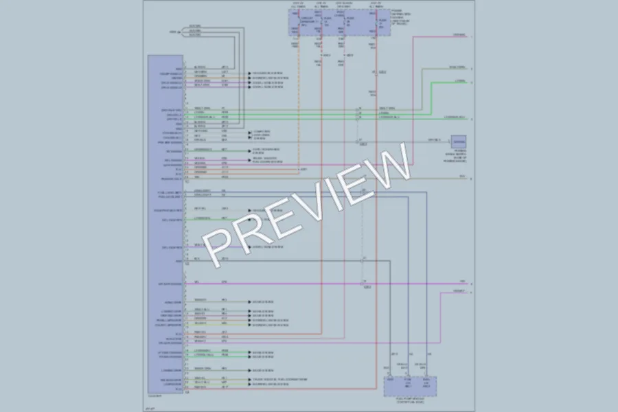 2011 Dodge Challenger Instrument Cluster wiring diagram preview