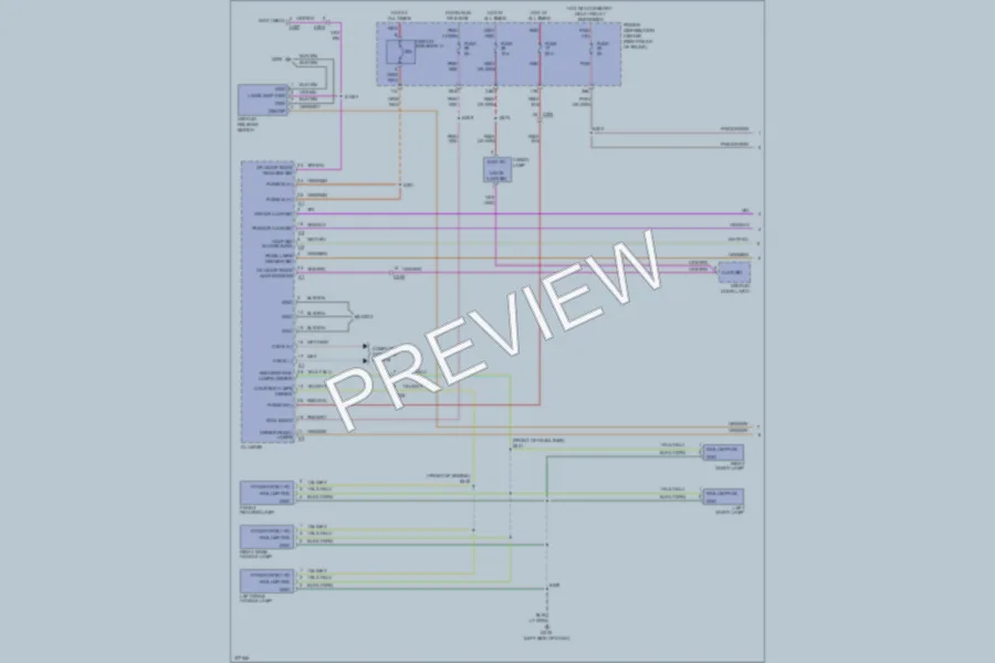 2011 Dodge Challenger Interior Lights wiring diagram preview