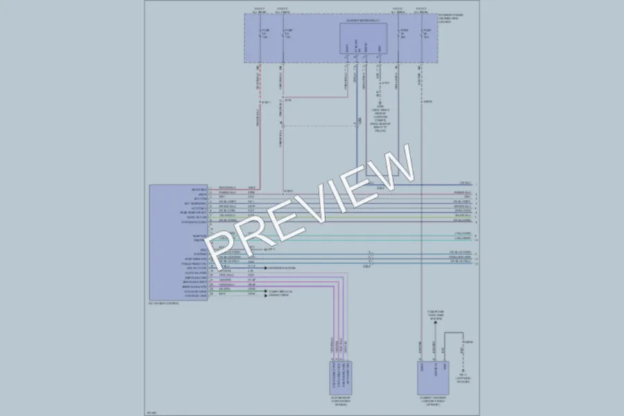 2011 Dodge Charger Air Conditioning wiring diagram preview