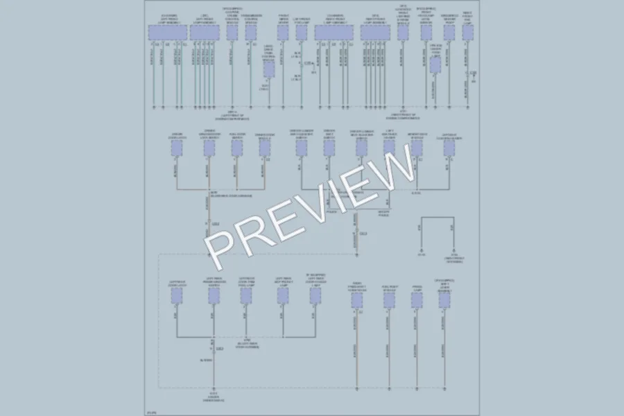 2011 Dodge Charger Ground Distribution wiring diagram preview